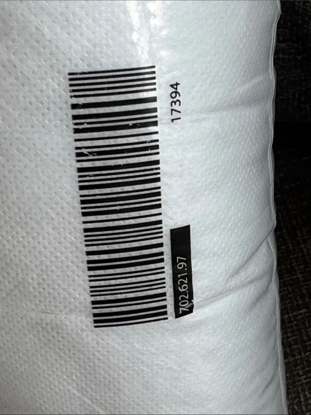IKEA Blue Denim Pillow Cover and Insert